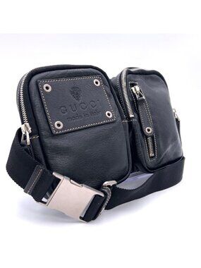 Gucci Belt Bag Leather Black All